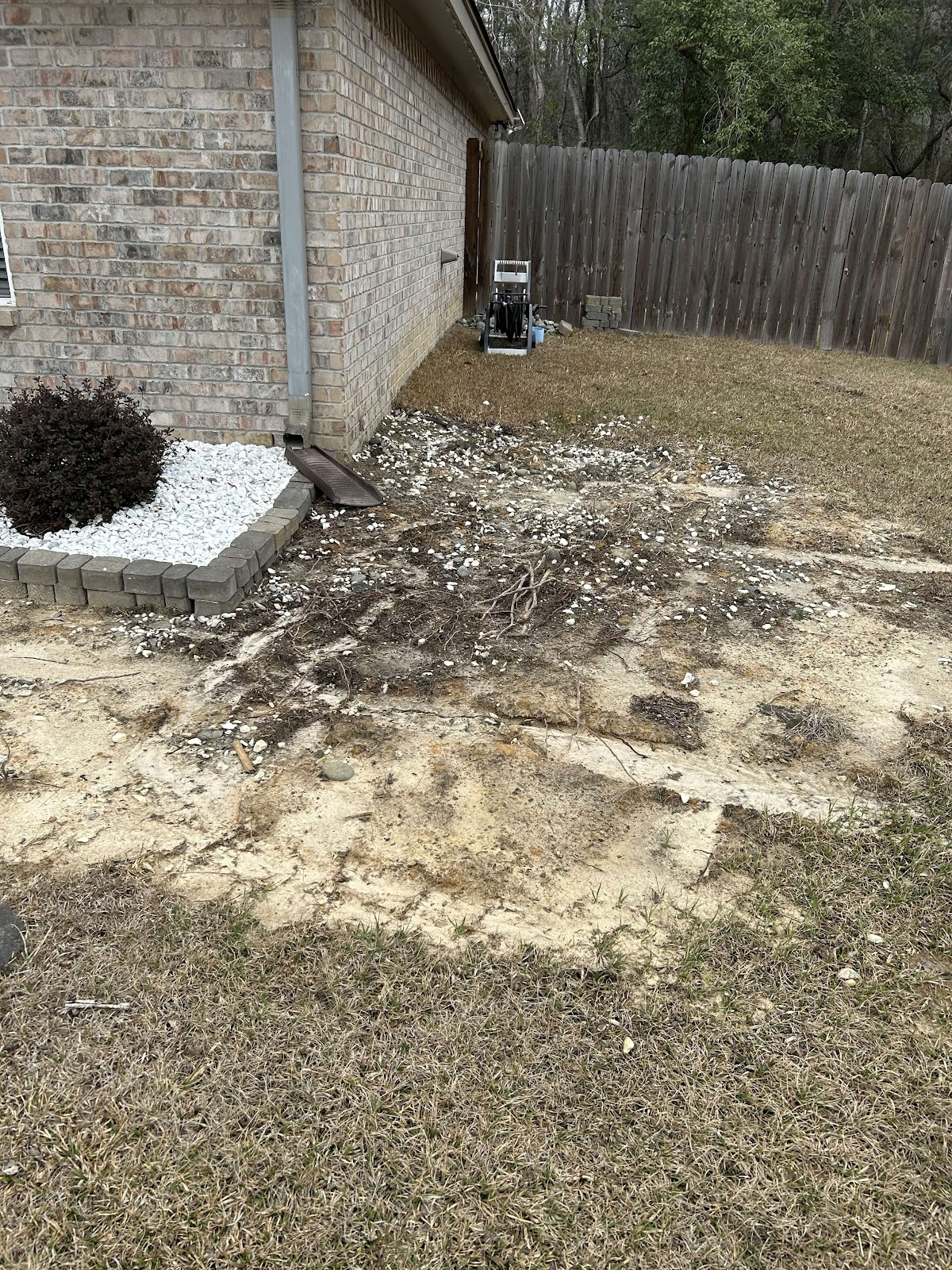 Finished landscaping work by Greenscape Services
